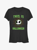 spooky holiday Jack Skellington This Is Halloween Girls T-Shirt