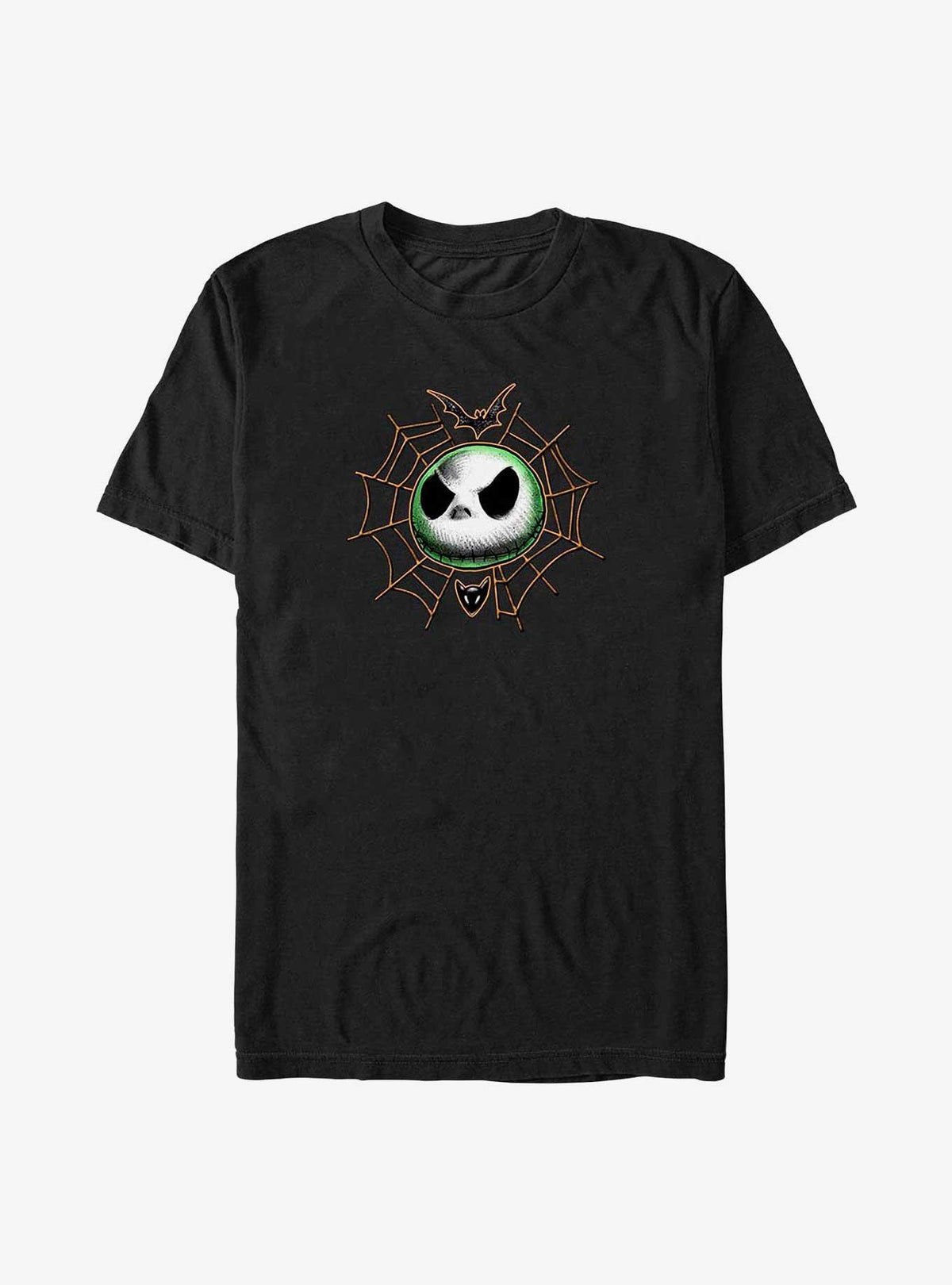 spooky holiday Jack Skellington Web Face Big Tall T-Shirt