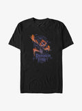 spooky holiday Pumpkin King Flames Big Tall T-Shirt 2