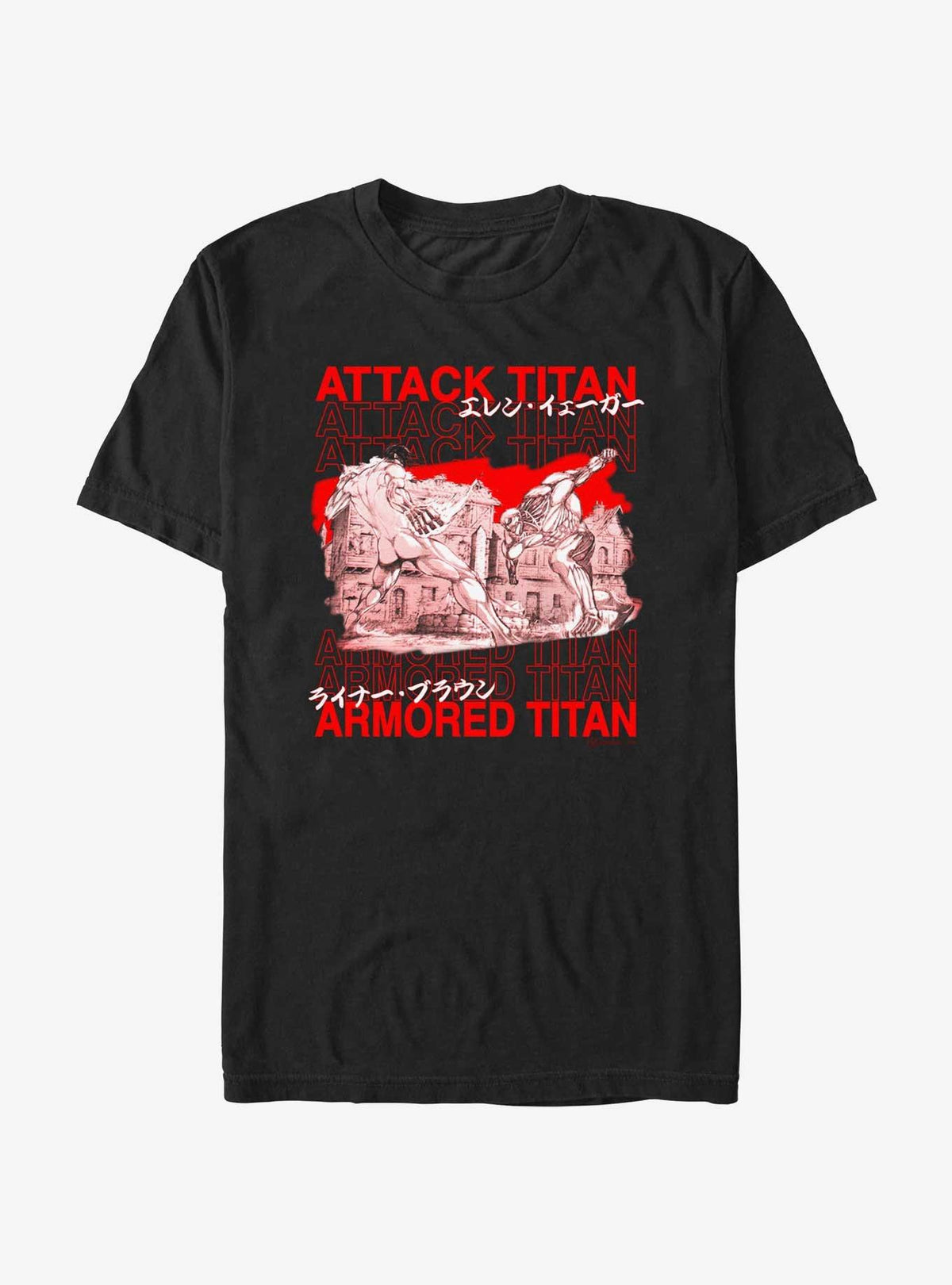 dark fantasy anime Attack Vs Armored T-Shirt