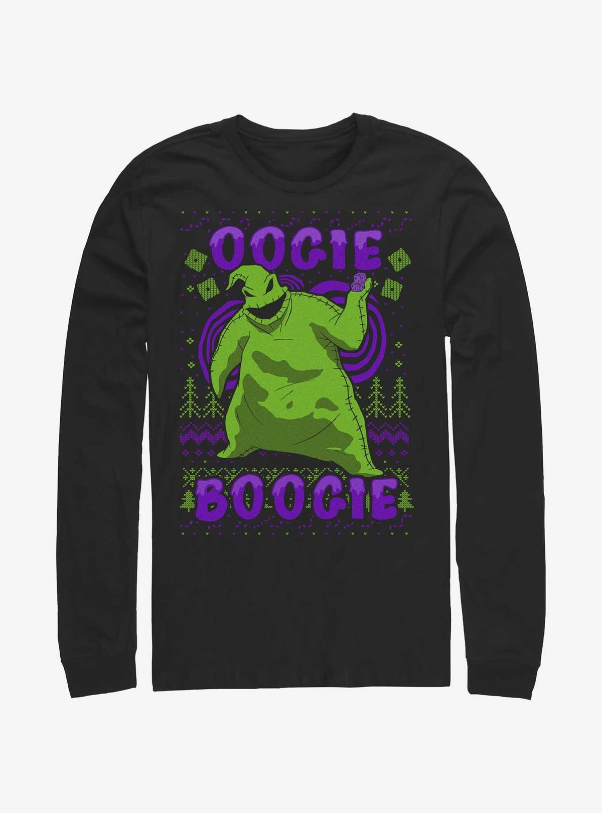 spooky holiday Oogie Boogie Christmas Long-Sleeve T-Shirt