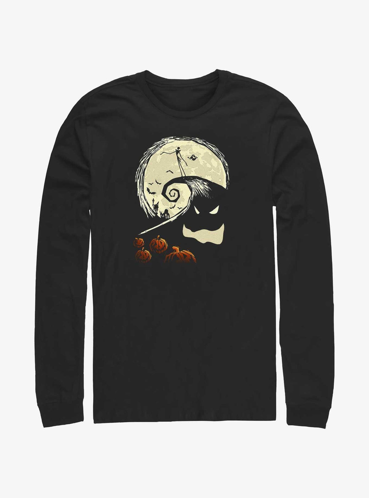 spooky holiday Jack On Pumpkin Hill Long-Sleeve T-Shirt