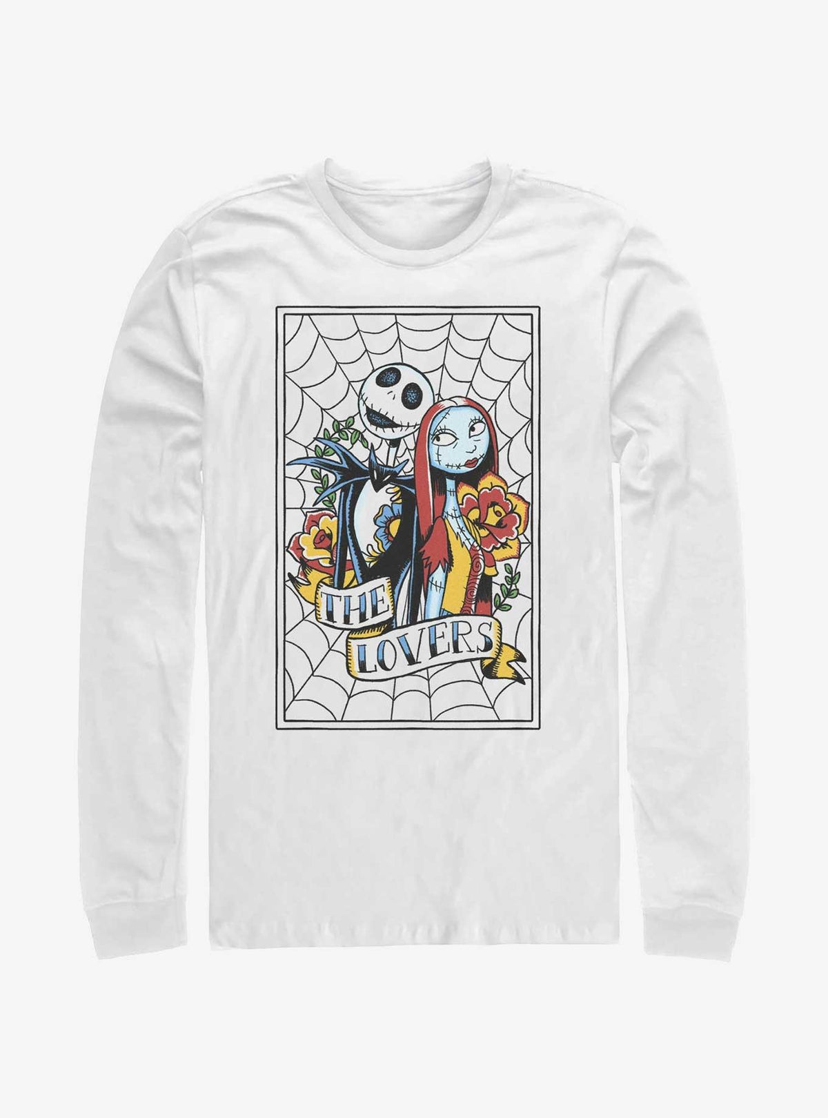 spooky holiday Jack and Sally The Lovers Long-Sleeve T-Shirt