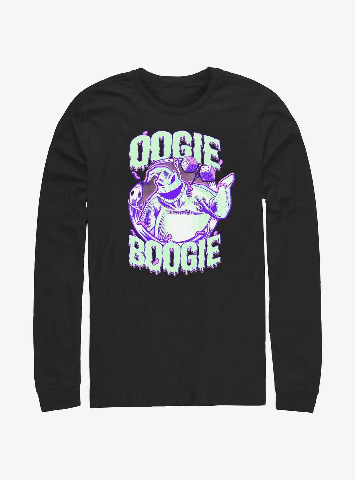 spooky holiday Oogie Boogie Dice Long-Sleeve T-Shirt
