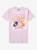 Boyfriends Nerd And Goth Picture Puff Print T-Shirt 2