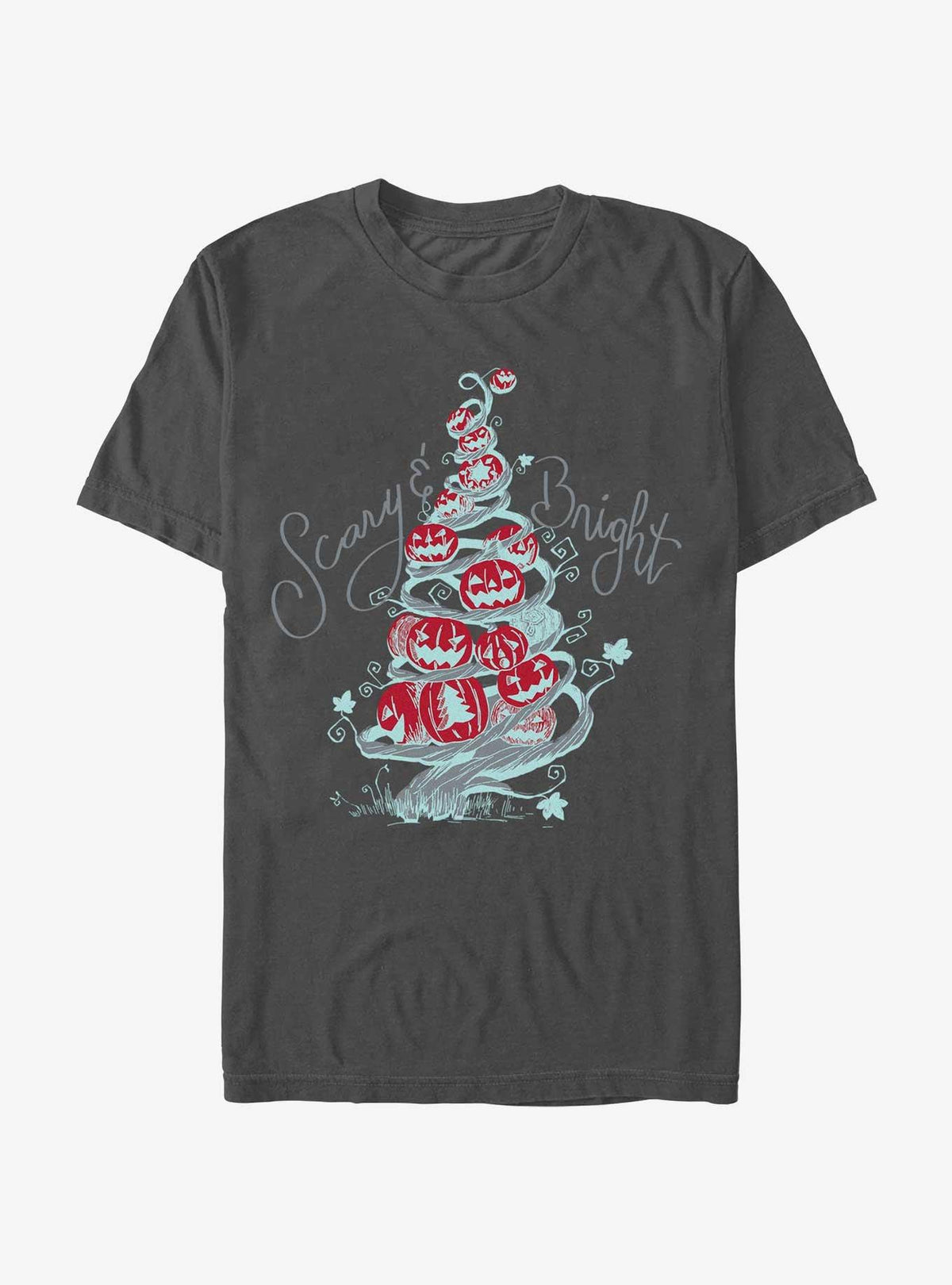 spooky holiday Scary Bright Tree T-Shirt 2