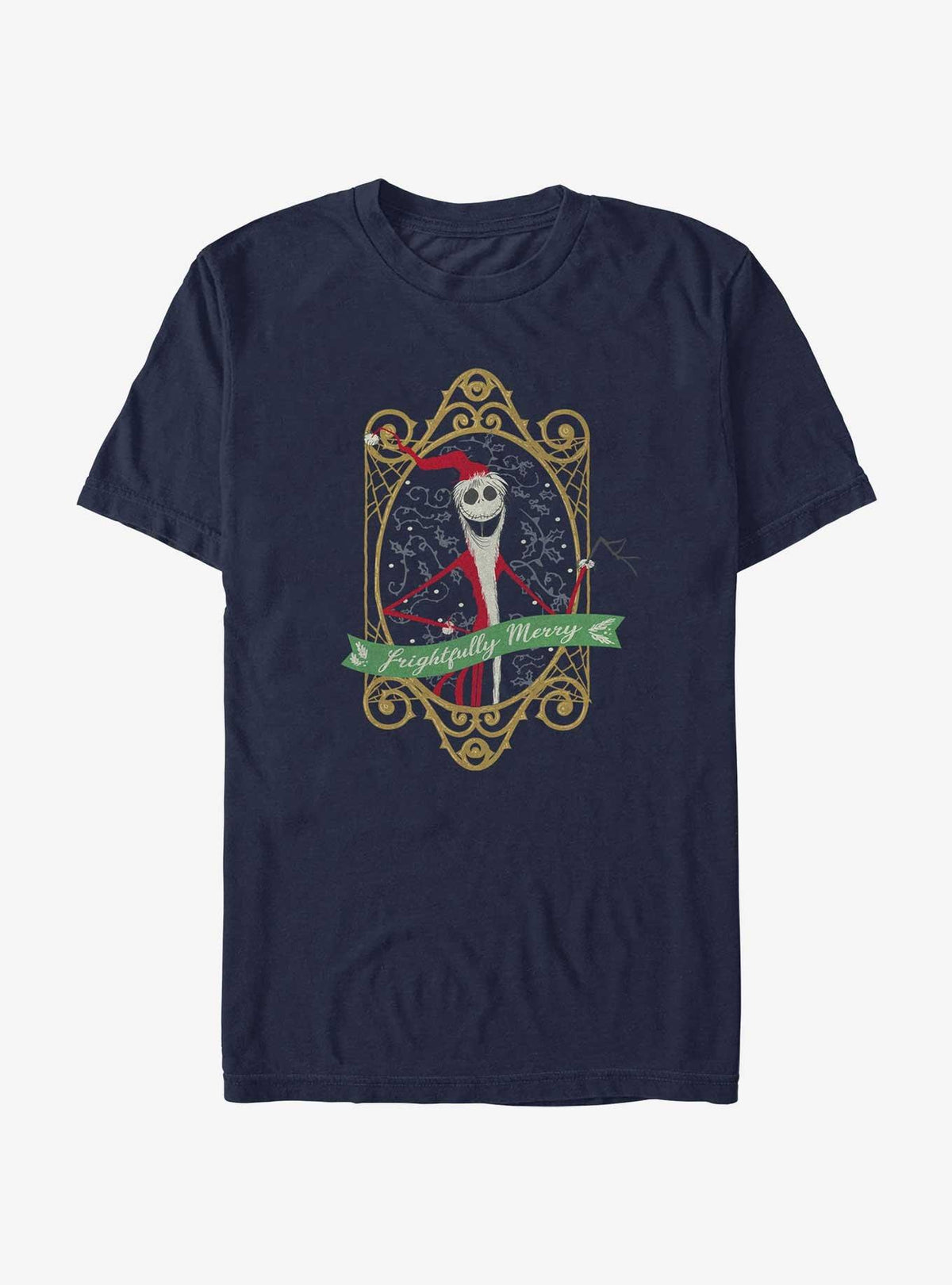 spooky holiday Frightfully Merry Jack T-Shirt