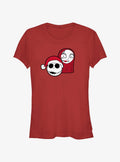 spooky holiday Simple Jack Sally Girls T-Shirt