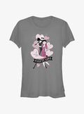 spooky holiday Jack Sally Misfit Love Hearts Girls T-Shirt