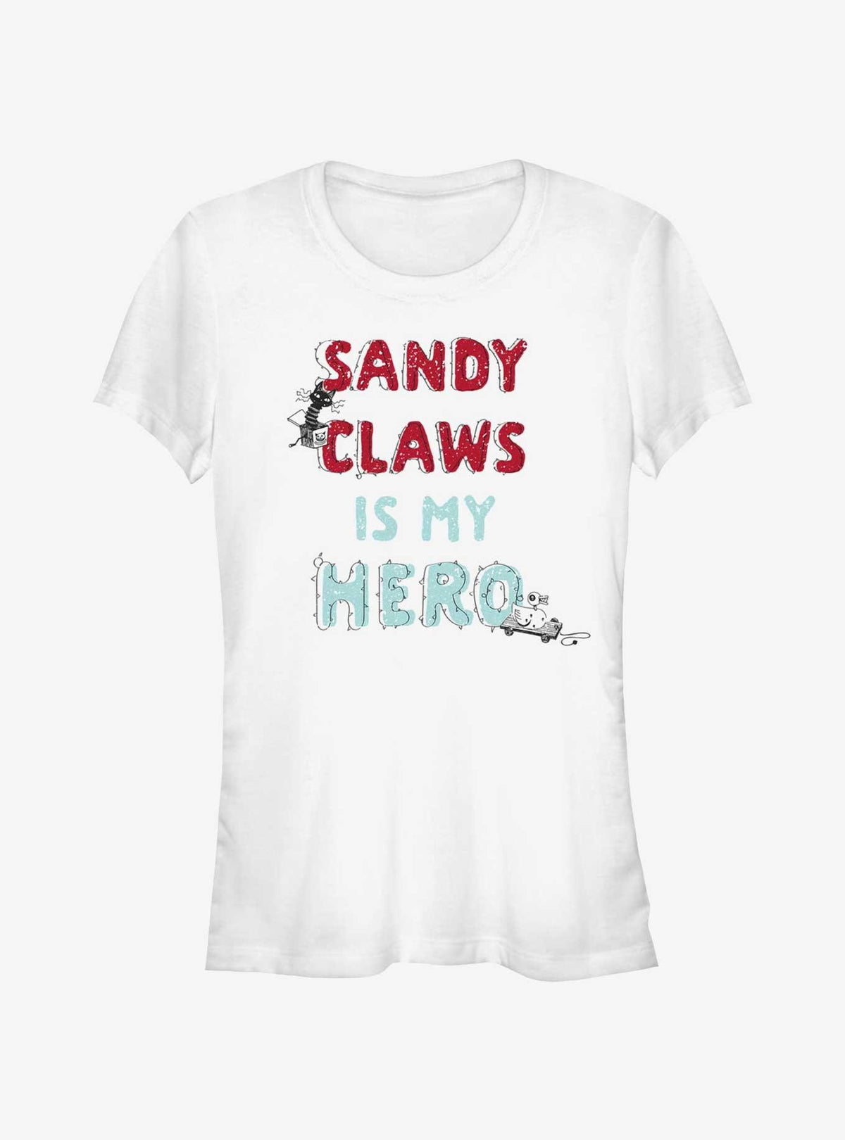 spooky holiday My Hero Sandy Claws Girls T-Shirt