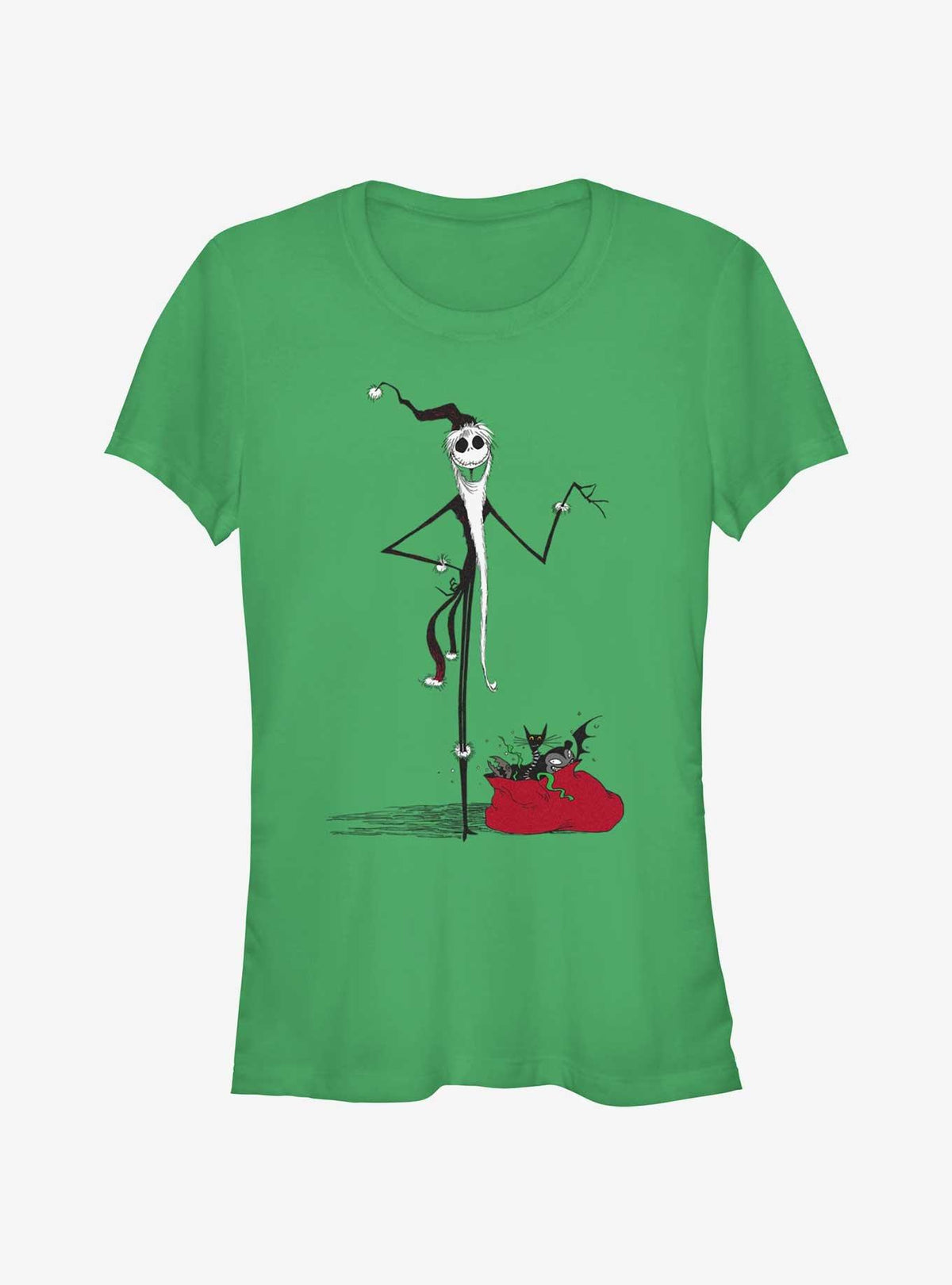 spooky holiday Sandy Claws Jack Girls T-Shirt