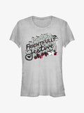 spooky holiday Frightfully Festive Girls T-Shirt