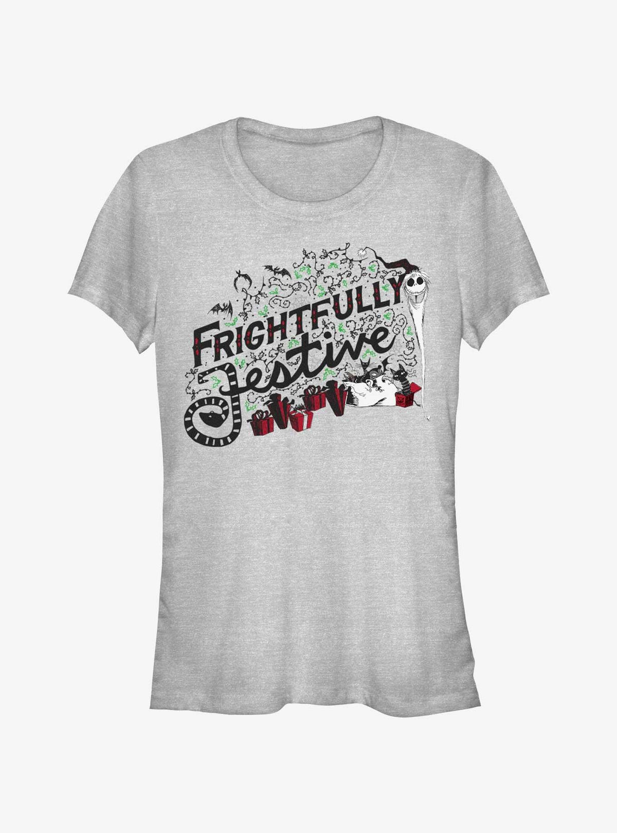 spooky holiday Frightfully Festive Girls T-Shirt