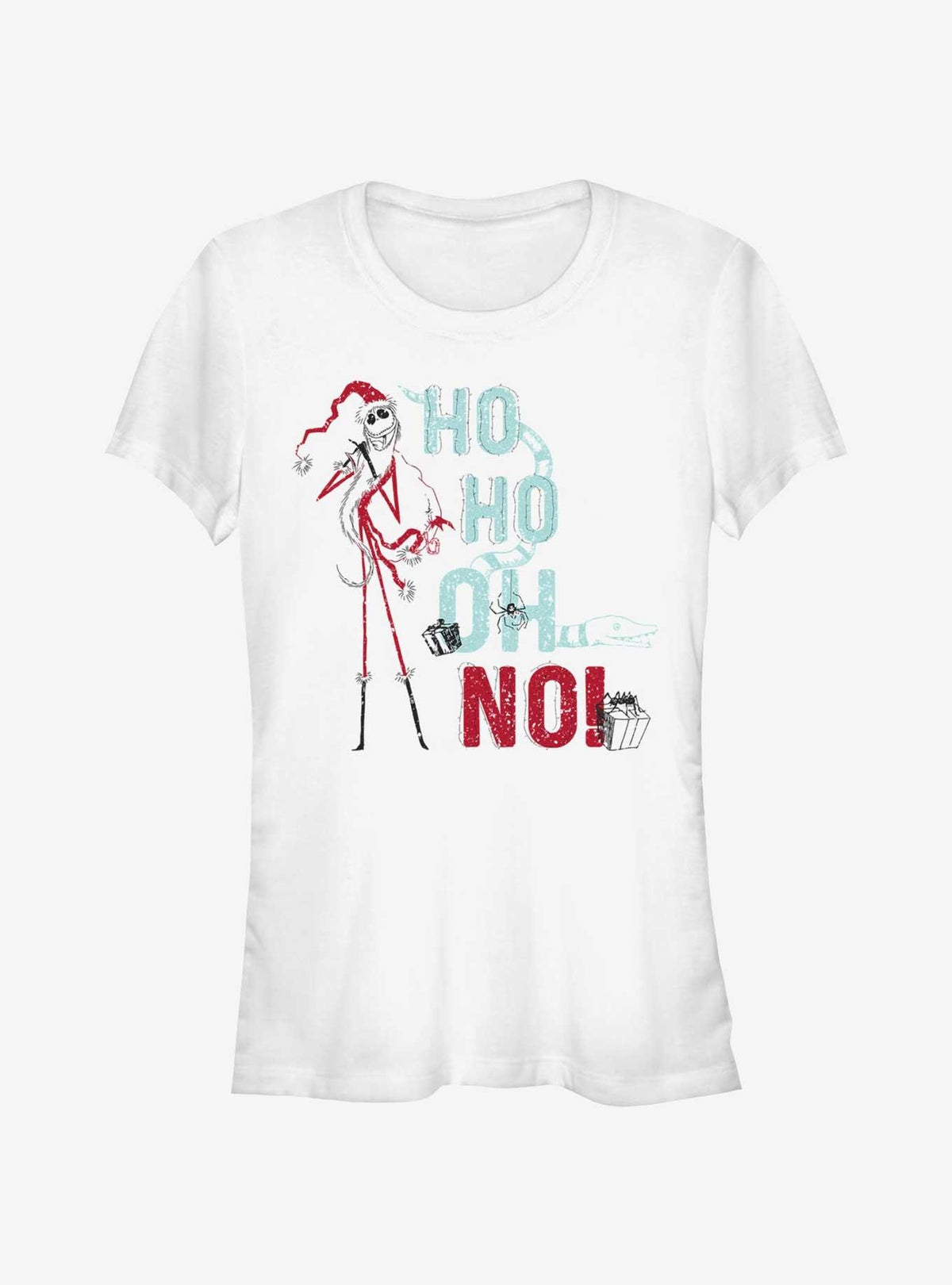 spooky holiday Sandy Jack Ho Oh No Girls T-Shirt