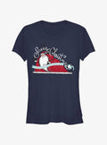spooky holiday Scary Christmas Girls T-Shirt