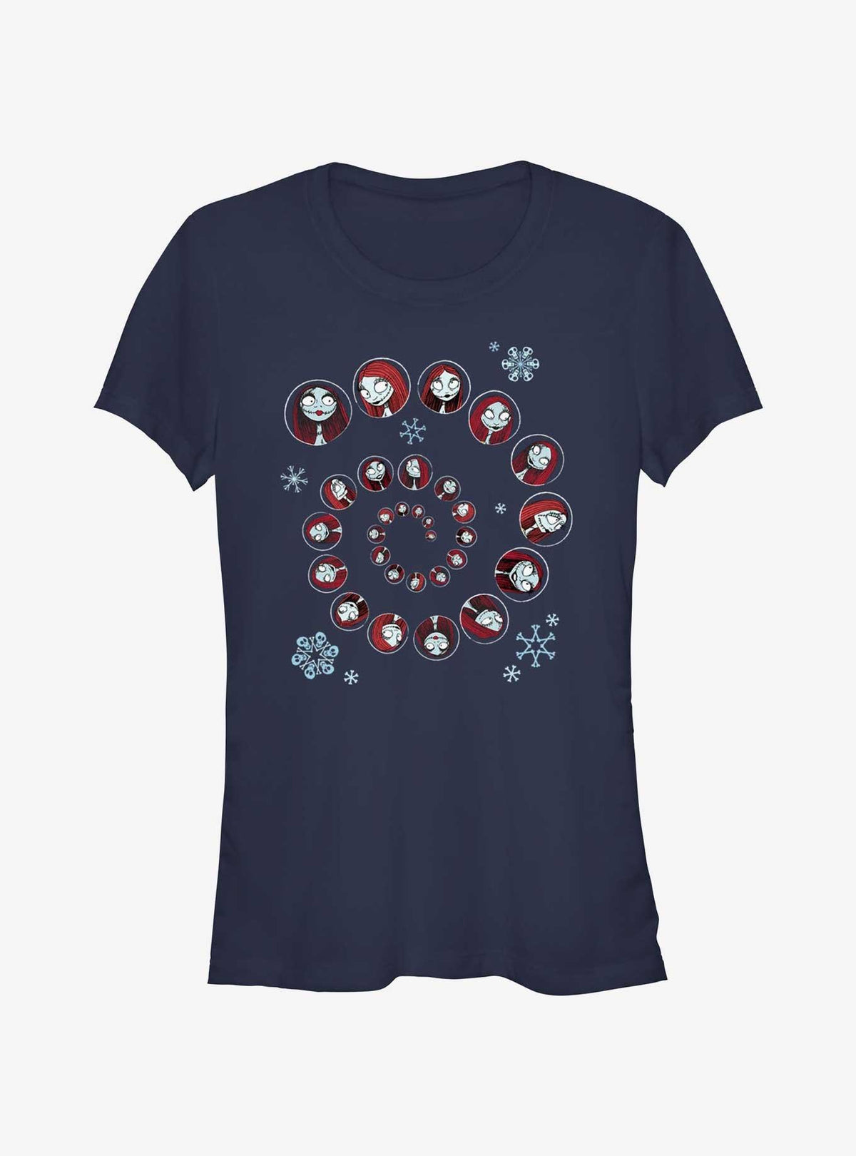 spooky holiday Sally Winter Swirl Girls T-Shirt