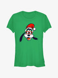 Goofy Christmas Glasses Girls T-Shirt