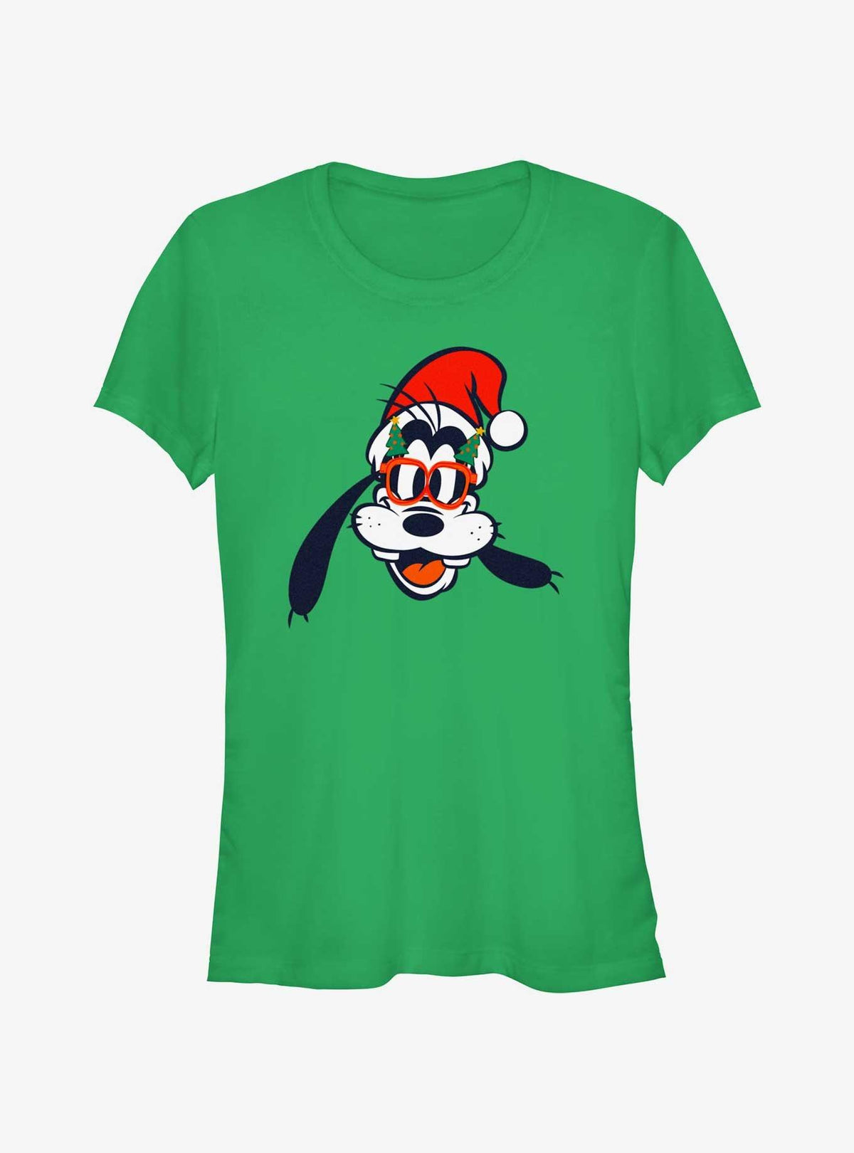 Goofy Christmas Glasses Girls T-Shirt