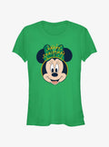 Minnie Mouse Minnie Happy Christmas Ears Girls T-Shirt