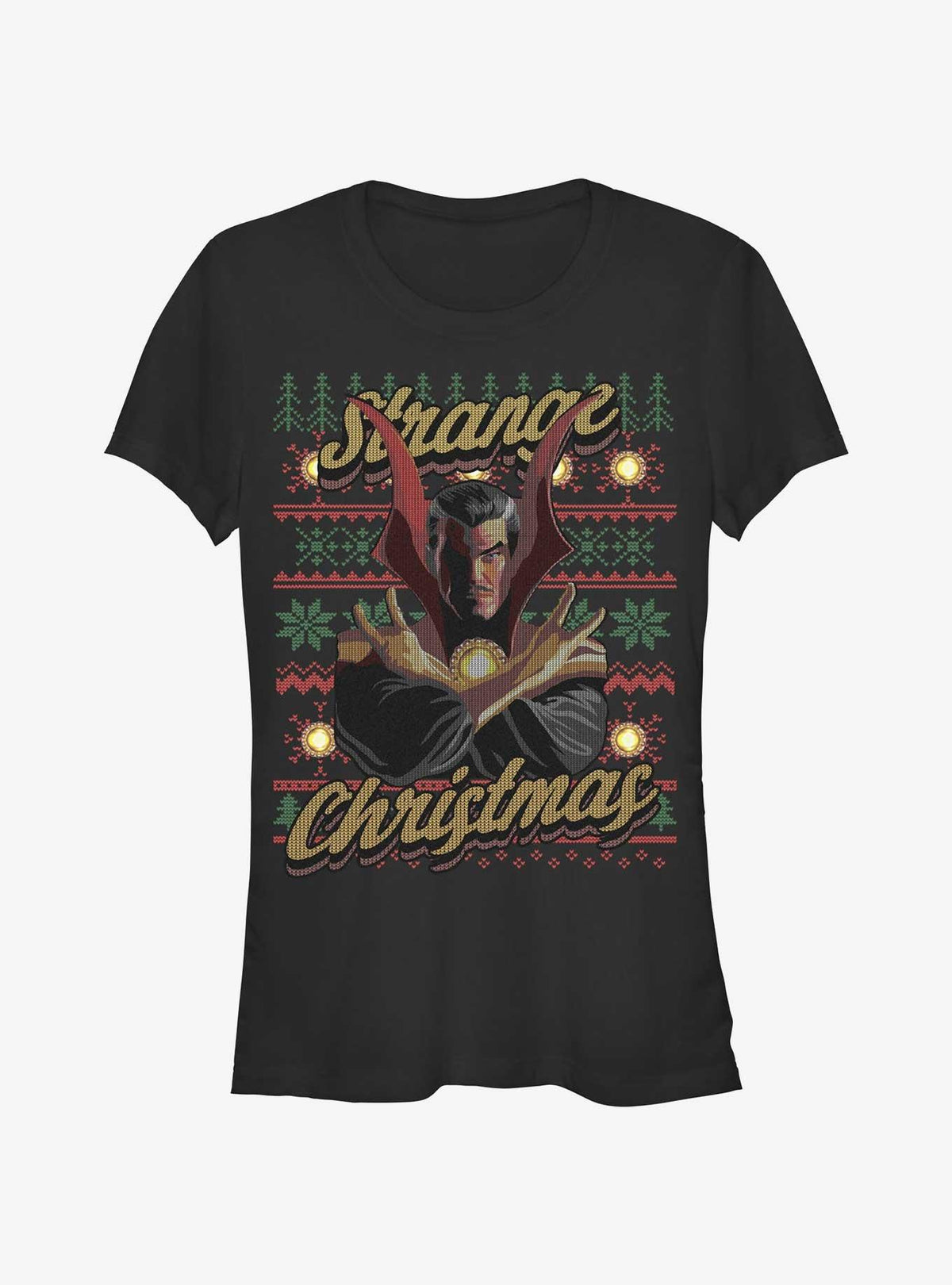 Doctor Strange Ugly Christmas Girls T-Shirt