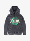 The Legend Of fantasy adventure Tears Of The Kingdom Logo Mineral Wash Hoodie