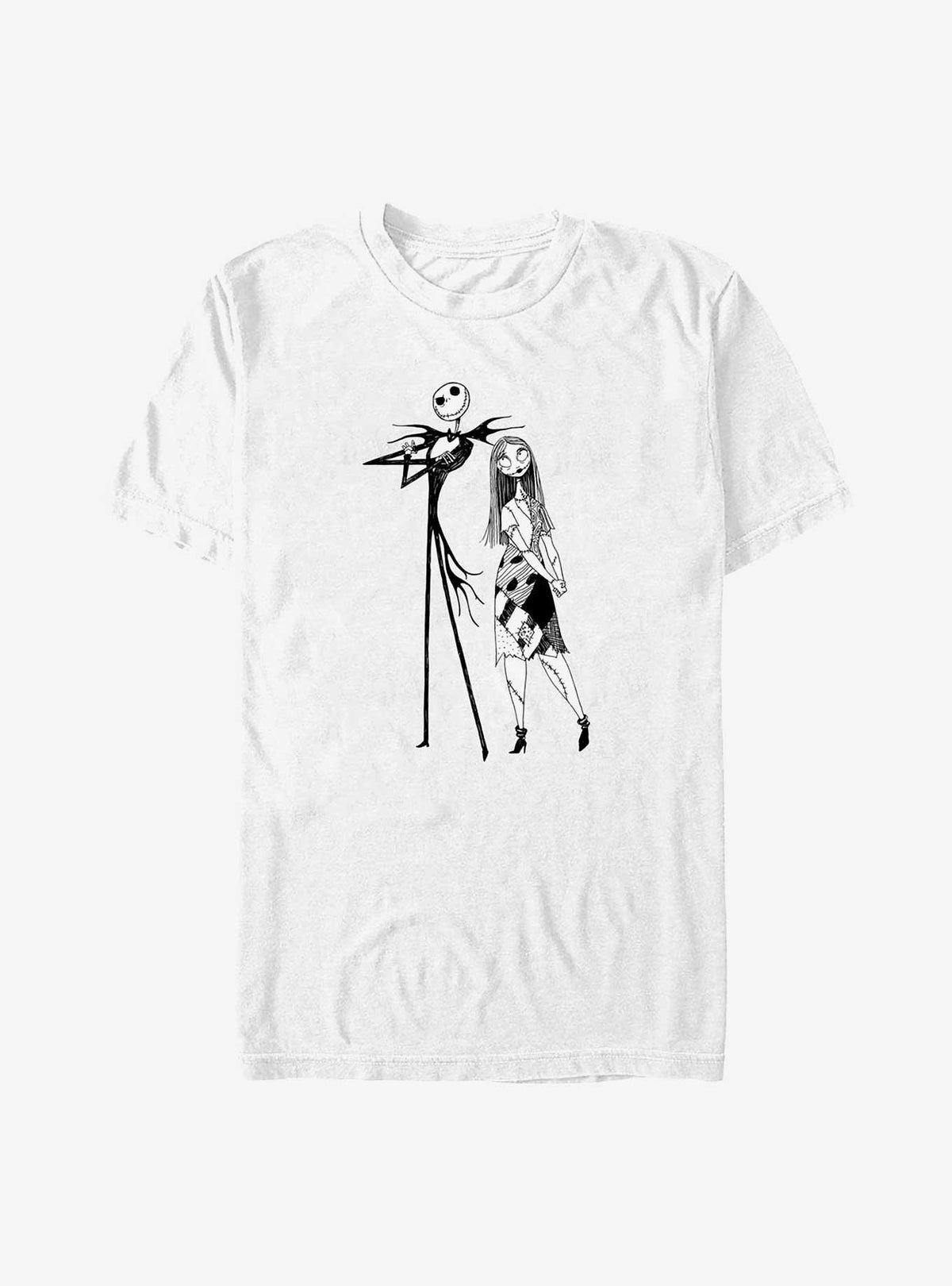 spooky holiday Jack and Sally Big Tall T-Shirt