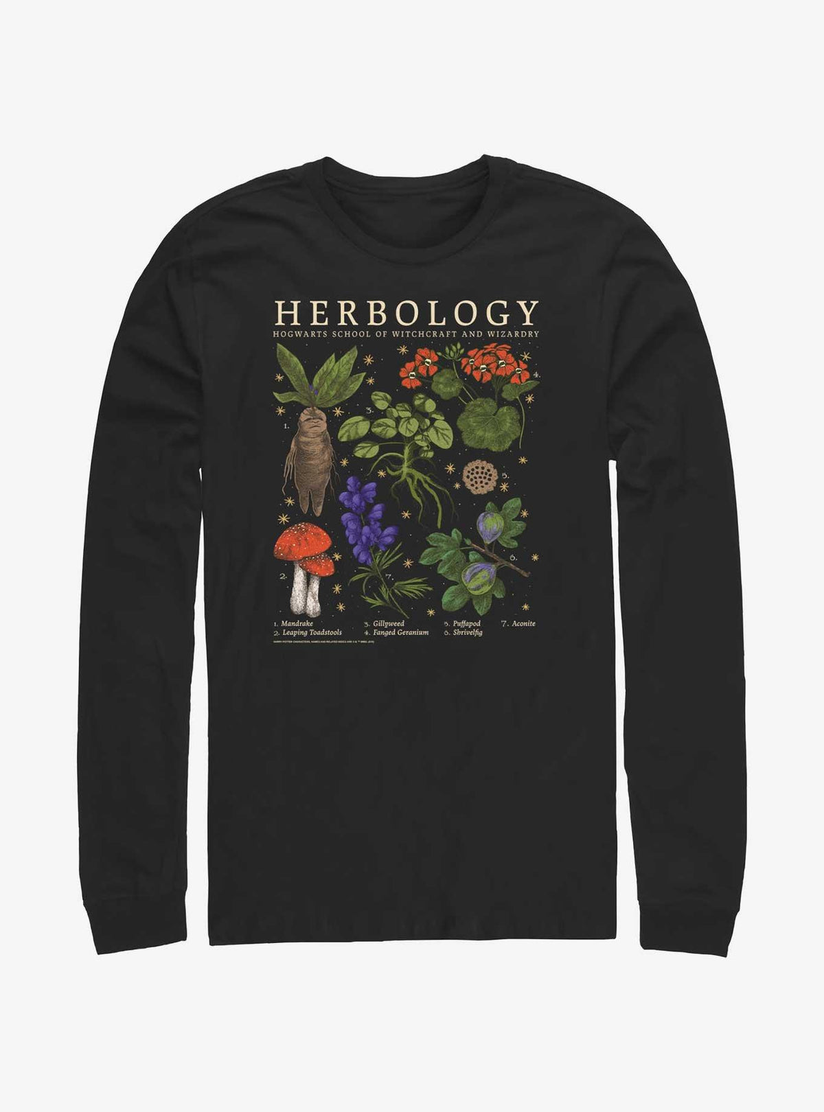 wizard school Herbology Long-Sleeve T-Shirt