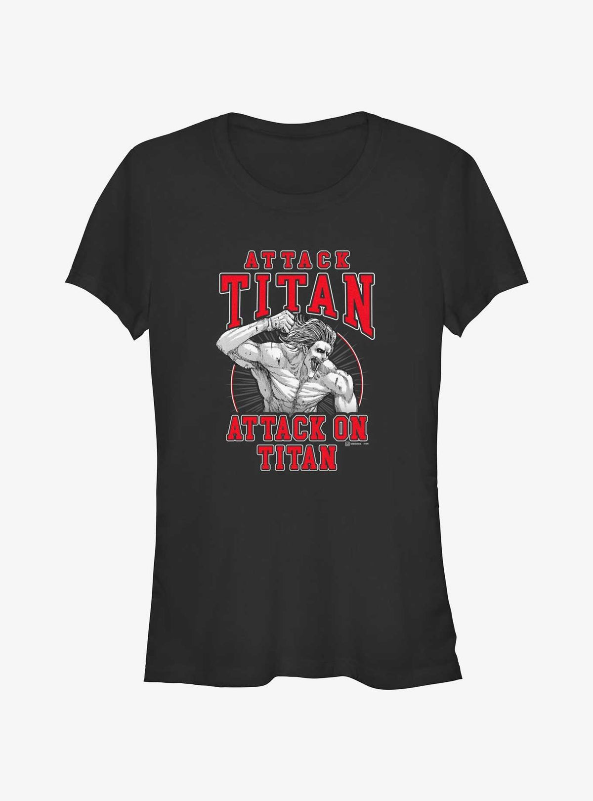 dark fantasy anime Attack Titan Eren Girls T-Shirt