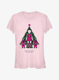Squid Game Christmas Young-Hee Doll Knows Girls T-Shirt