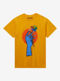 Acrylic Nails Rainbow Flower T-Shirt By Cozcon
