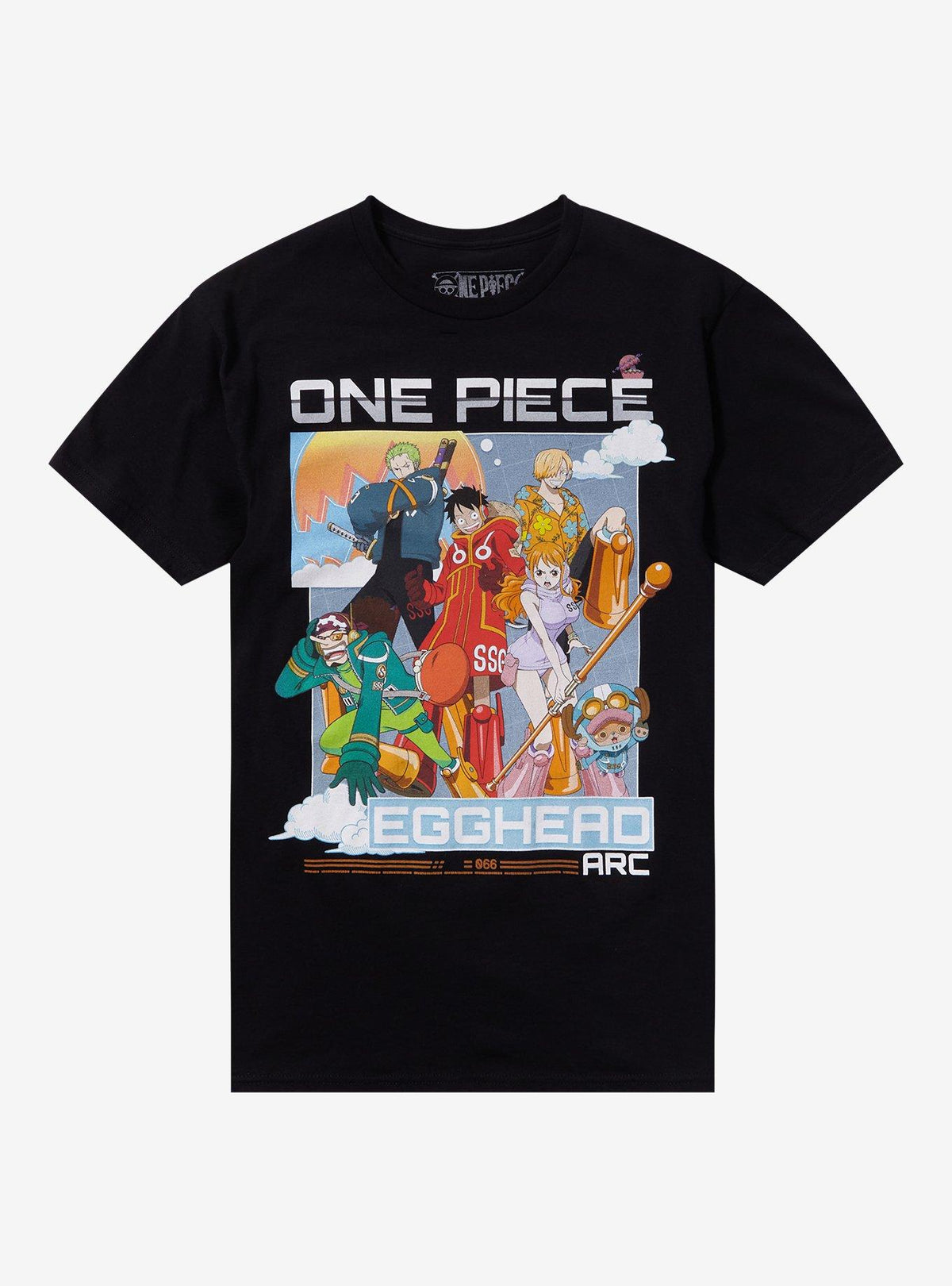 pirate anime Straw Hat Pirates Egghead Group T-Shirt