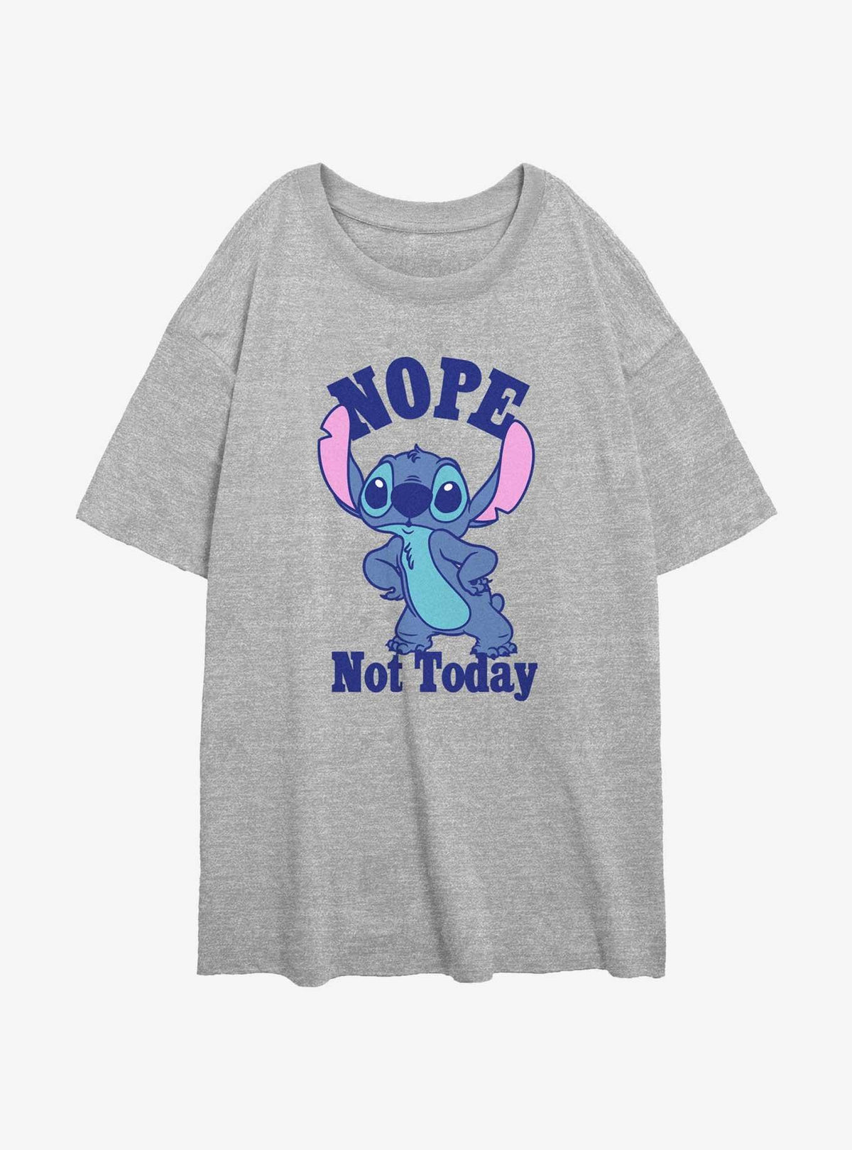 island alien duo Nope Not Today Girls Oversized T-Shirt