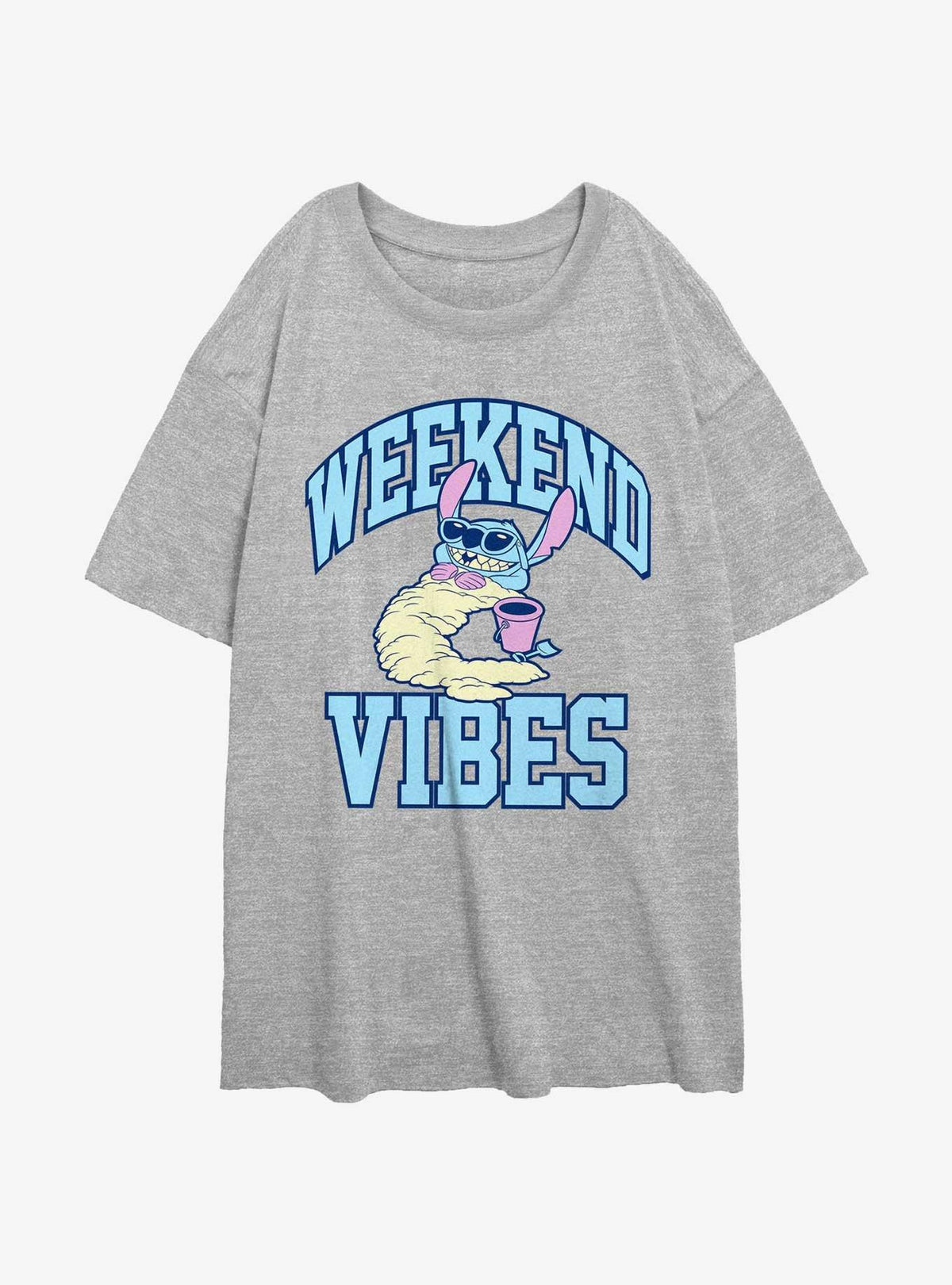 island alien duo Weekend Vibes Girls Oversized T-Shirt