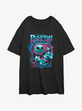 spooky holiday Nightmare Tour Girls Oversized T-Shirt