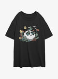spooky holiday Death Valley Jack Girls Oversized T-Shirt