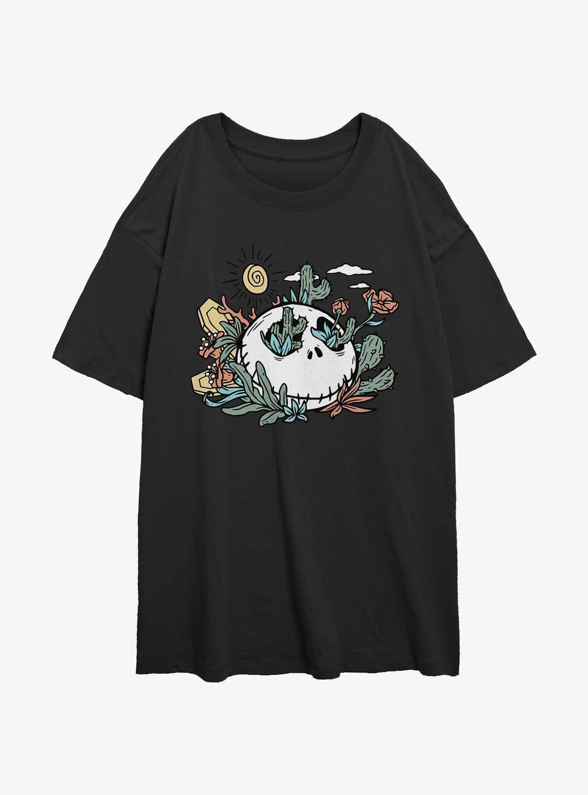 spooky holiday Death Valley Jack Girls Oversized T-Shirt