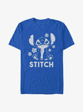 island alien duo Flower cute blue alien T-Shirt