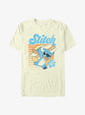 island alien duo Surf cute blue alien Stripes T-Shirt