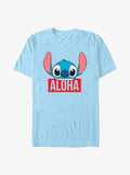 island alien duo cute blue alien Head Aloha T-Shirt