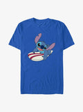 island alien duo Surfer cute blue alien T-Shirt