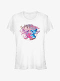 island alien duo Be My Valentine cute blue alien Angel Girls T-Shirt