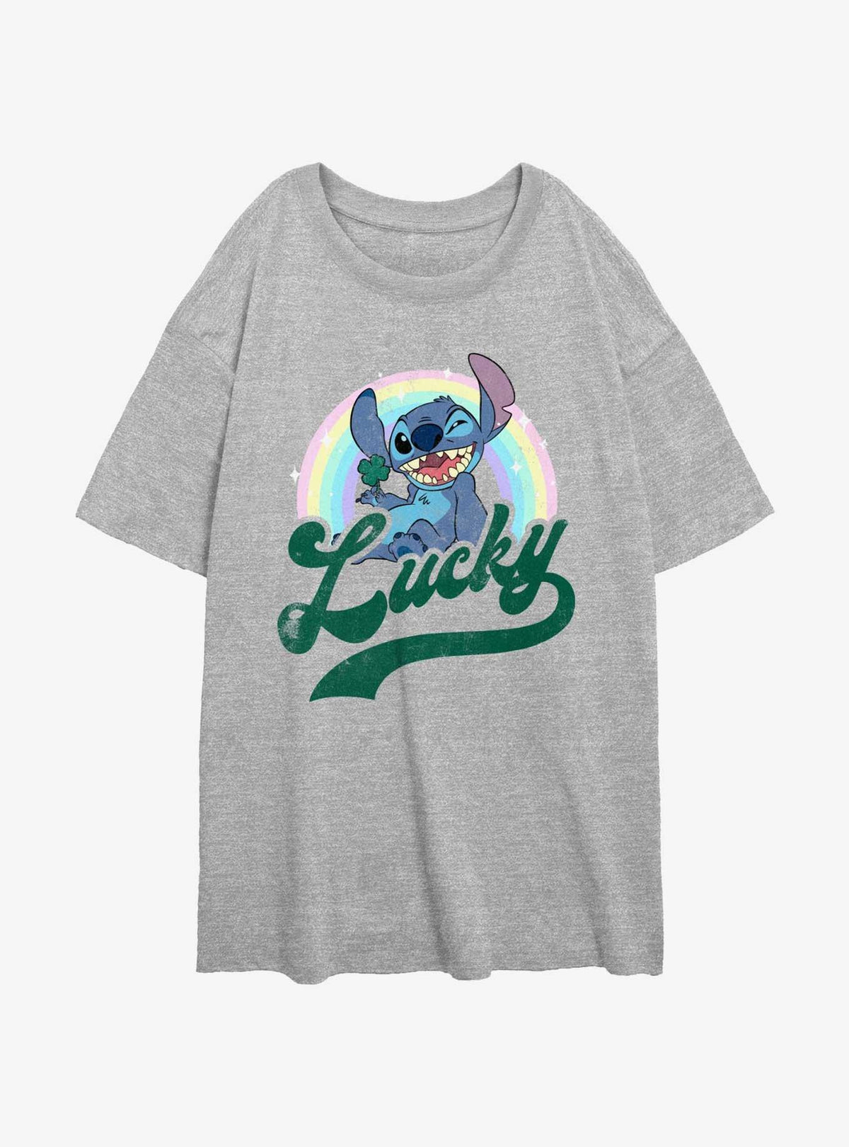island alien duo Lucky Rainbow Girls Oversized T-Shirt