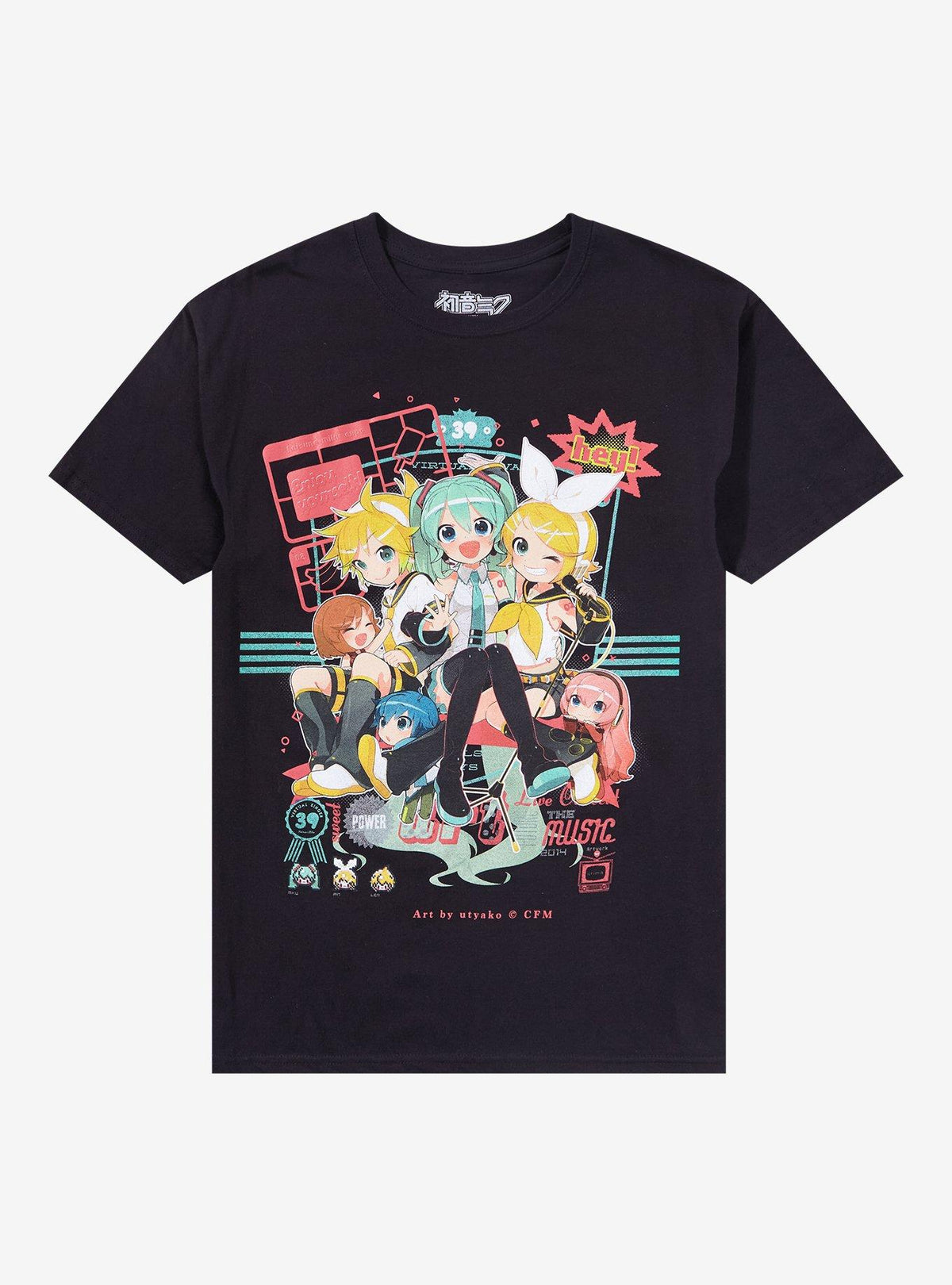 Hatsune Miku Friends Group T-Shirt