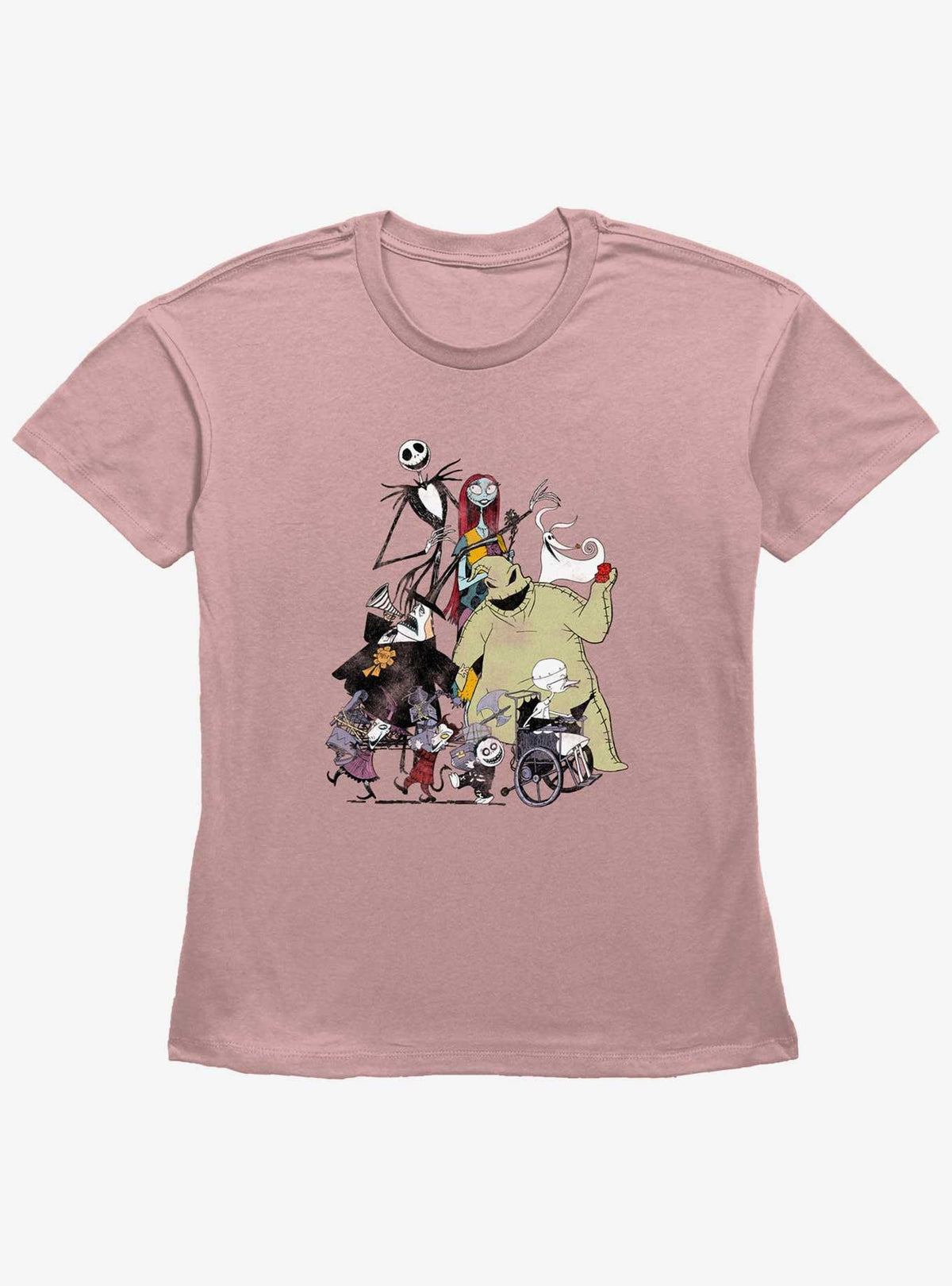 spooky holiday Group Shot Girls Straight Fit T-Shirt