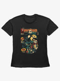 spooky holiday Comic Cover Girls Straight Fit T-Shirt
