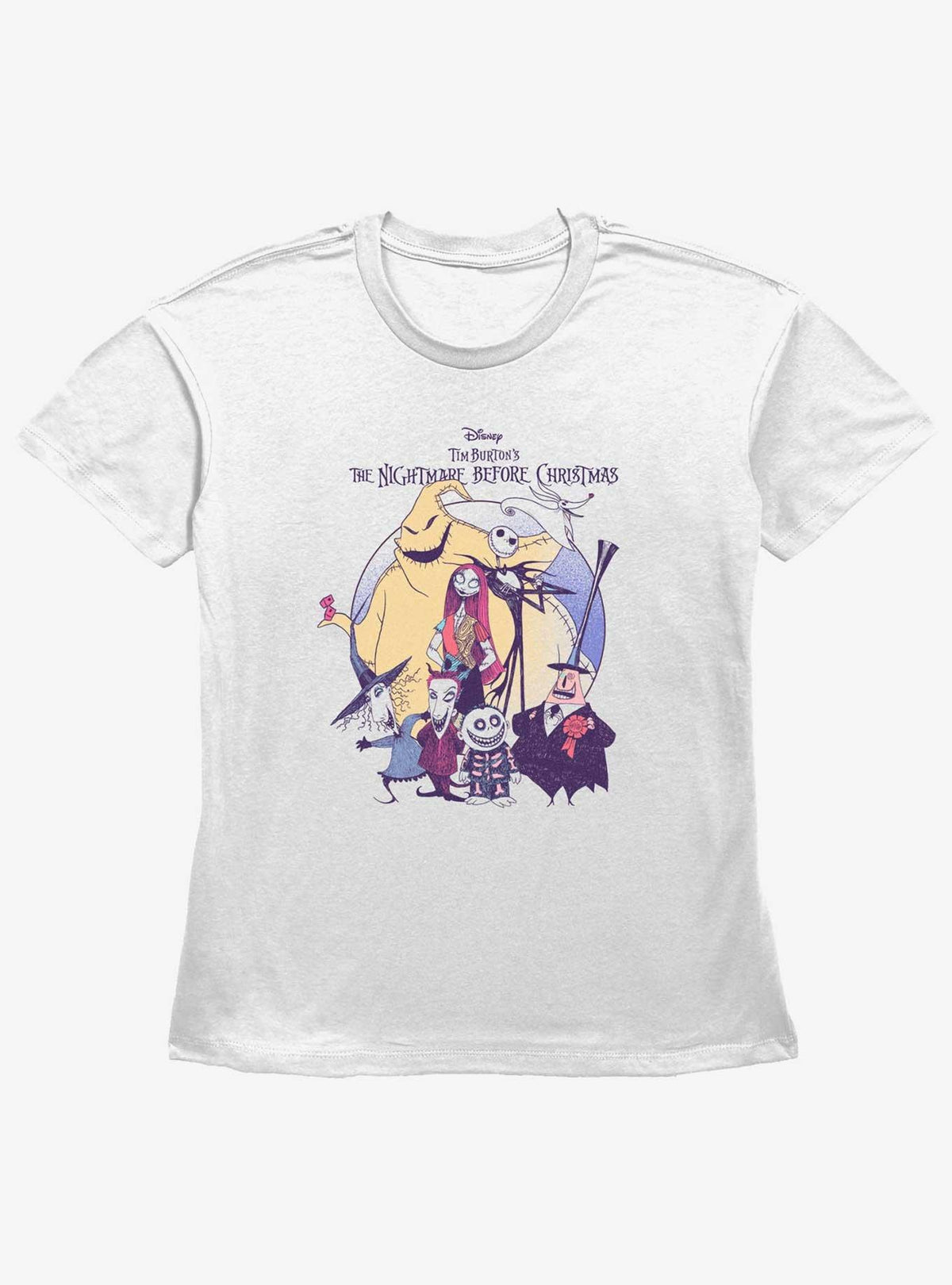 spooky holiday Scary Group Girls Straight Fit T-Shirt