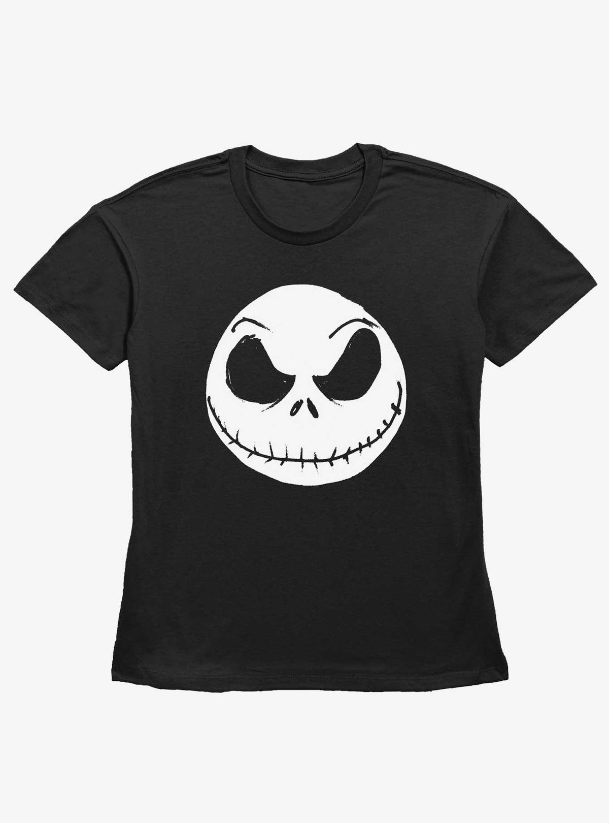 spooky holiday Big Face Jack Girls Straight Fit T-Shirt