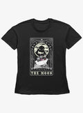 spooky holiday Oogie Boogie The Moon Tarot Card Girls Straight Fit T-Shirt