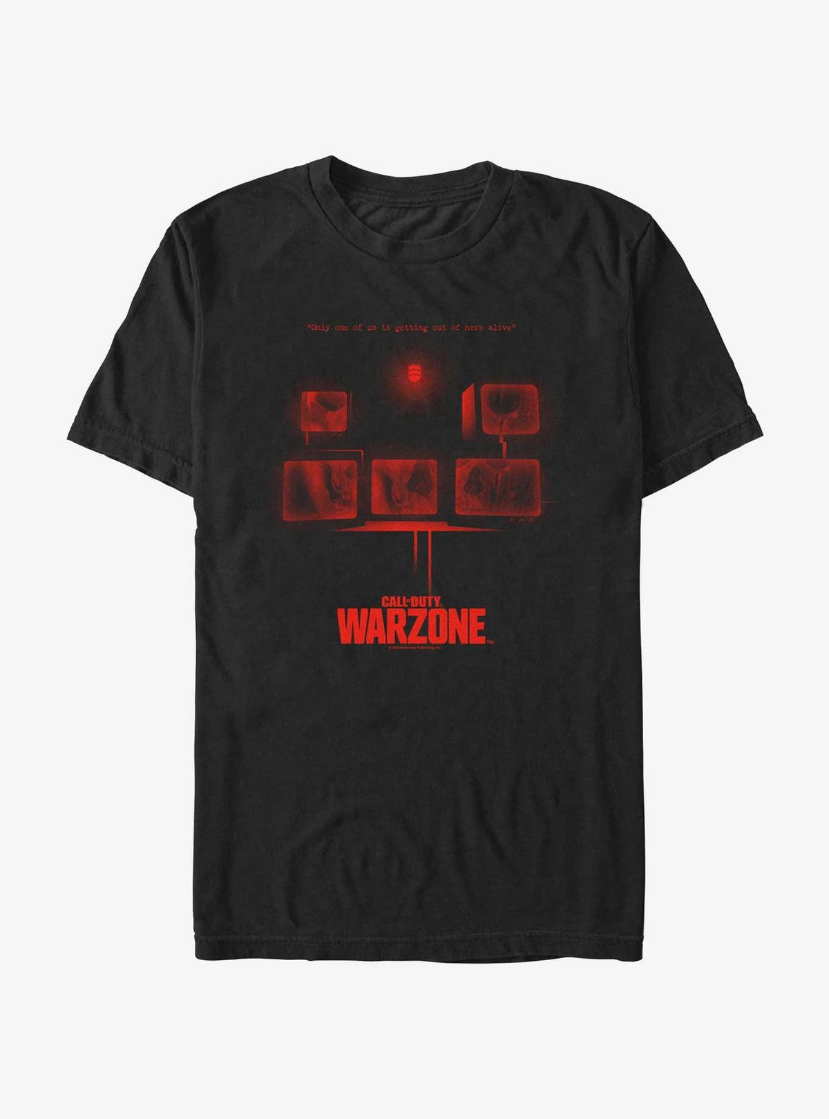 Call of Duty Warzone Ghost Faces Televisions T-Shirt