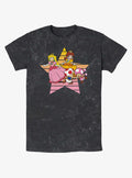 Nintendo Princess Peach Daisy Star Mineral Wash T-Shirt